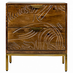 Прикроватная тумба с фактурным фасадом Termite варинант исполнения - 1 | Loft Concept в Казани