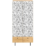 Шкаф с принтом Floral notes варинант исполнения - 2 | Loft Concept в Казани