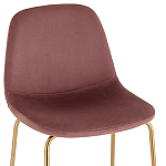 Барный стул на золотистых ножках VENDRAMIN Pink варинант исполнения - 6 | Loft Concept в Казани