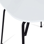 Стул на металлических ножках Travis Chair White варинант исполнения - 6 | Loft Concept в Казани