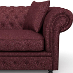 Мебельная ткань Шенилл бордовый цвет 138 см T4-38 варинант исполнения - 8 | Loft Concept в Казани