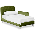 Кровать с мягким изголовьем Luna Palmer Bed варинант исполнения - 3 | Loft Concept в Казани