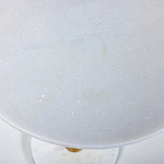 Кофейный столик с белой мраморной столешницей Clipper варинант исполнения - 2 | Loft Concept в Казани