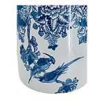 Ваза с мотивами цветущего сада с попугаями Vase Inspired by Nature варинант исполнения - 3 | Loft Concept в Казани