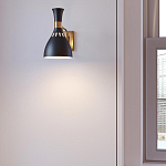 Бра с плафоном в форме песочных часов с узкими перфорированными отверстиями Feiss варинант исполнения - 7 | Loft Concept в Казани