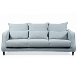 Диван Seldon с мягкими подушками голубое букле варинант исполнения - 7 | Loft Concept в Казани