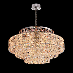 Люстра хрустальная в неоклассическом стиле на серебристом каркасе Majesty варинант исполнения - 4 | Loft Concept в Казани