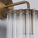 Бра с круглым основанием и длинными прозрачныи стеклянными трубками Nembus варинант исполнения - 5 | Loft Concept в Казани