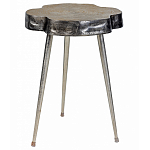 Металлический столик со столешницей в виде слеба Slabby варинант исполнения - 1 | Loft Concept в Казани