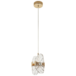 Подвесной светильник из хрусталя Fleuretta Crystal Gold Hanging Lamp варинант исполнения - 2 | Loft Concept в Казани