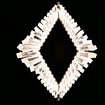 Люстра золотого цвета в форме галочки с каскадом длинных прозрачных трубок Eurofase варинант исполнения - 12 | Loft Concept в Казани