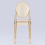 Прозрачный стул с янтарным оттенком LOUIS GHOST CHAIR варинант исполнения - 3 | Loft Concept в Казани