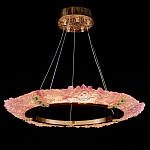 Люстра в форме кольца розовая Warm Pink Light варинант исполнения - 3 | Loft Concept в Казани
