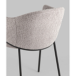 Стул Brace букле серый варинант исполнения - 3 | Loft Concept в Казани