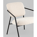 Кресло лаунж Rooney букле белый варинант исполнения - 4 | Loft Concept в Казани