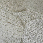 Панно из шерсти и хлопка с узором Beige Calista Serene варинант исполнения - 8 | Loft Concept в Казани