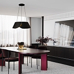 Подвесной светильник круглый с контрастной внутренней отделкой Assol Сup варинант исполнения - 6 | Loft Concept в Казани