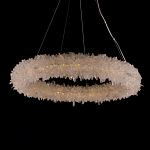 Люстра круглая с натуральным горным хрусталем Crystal Shimmer варинант исполнения - 2 | Loft Concept в Казани