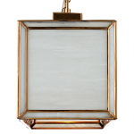 Люстра прямоугольная с каркасом золотого цвета Soft Glow Lamps варинант исполнения - 4 | Loft Concept в Казани