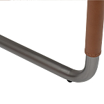 Стул мягкий с обивкой из рогожки и экокожи Contrasting Performance варинант исполнения - 4 | Loft Concept в Казани