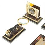 Настольный письменный набор из яшмы и долерита с декором в виде коня Manager Organizer варинант исполнения - 6 | Loft Concept в Казани