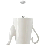 Подвесные светильники в виде белой посуды Flower Reversal варинант исполнения - 7 | Loft Concept в Казани