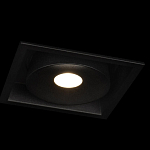 Встраиваемый спот светодиодный черного цвета квадратной формы из металла Pure Square варинант исполнения - 3 | Loft Concept в Казани