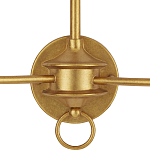 Бра настенное золотого цвета в форме подсвечника Graceful Smoothness варинант исполнения - 1 | Loft Concept в Казани