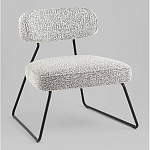 Кресло лаунж Kate букле серый варинант исполнения - 1 | Loft Concept в Казани