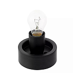 Настольный светильник с янтарным рельефным плафоном Lamp with Frozen Glass Effect варинант исполнения - 2 | Loft Concept в Казани