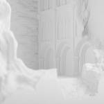 Встраиваемый в стену гипсовый светильник под покраску с эффектом разрушенной стены Antiquity Athena варинант исполнения - 6 | Loft Concept в Казани