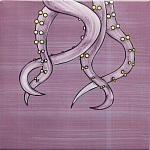 Плитка с узором Осьминог велосипедист варинант исполнения - 4 | Loft Concept в Казани