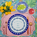 Картина Table Talk Dickless but Not Dumb  варинант исполнения - 1 | Loft Concept в Казани