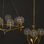 Люстра круглая с декором в виде цветков одуванчика Hanging Dandelion варинант исполнения - 6 | Loft Concept в Казани