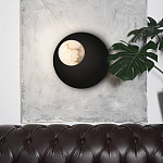 Бра с овальным основанием золотого цвета  и плафоном из алебастра Shaw Lighting варинант исполнения - 4 | Loft Concept в Казани