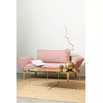 Кофейный столик овальный золотой Modern Mirror Gold Table варинант исполнения - 5 | Loft Concept в Казани