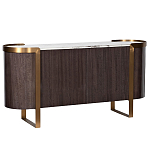 Комод  округлой формы с дверцами Chest of Precious Breed варинант исполнения - 2 | Loft Concept в Казани