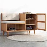 Комод с мягким  сиденьем и нишей для хранения обуви Manual Dresser варинант исполнения - 1 | Loft Concept в Казани