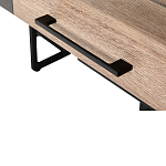 Стол рабочий в стиле лофт с ящиками и системой хранения Urban Style Space варинант исполнения - 4 | Loft Concept в Казани