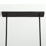 Люстра линейная прямоугольная с подвесками из натурального перламутра Nacre варинант исполнения - 4 | Loft Concept в Казани