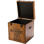 Сундук кожаный в винтажном стиле Brown Leather Chest варинант исполнения - 2 | Loft Concept в Казани