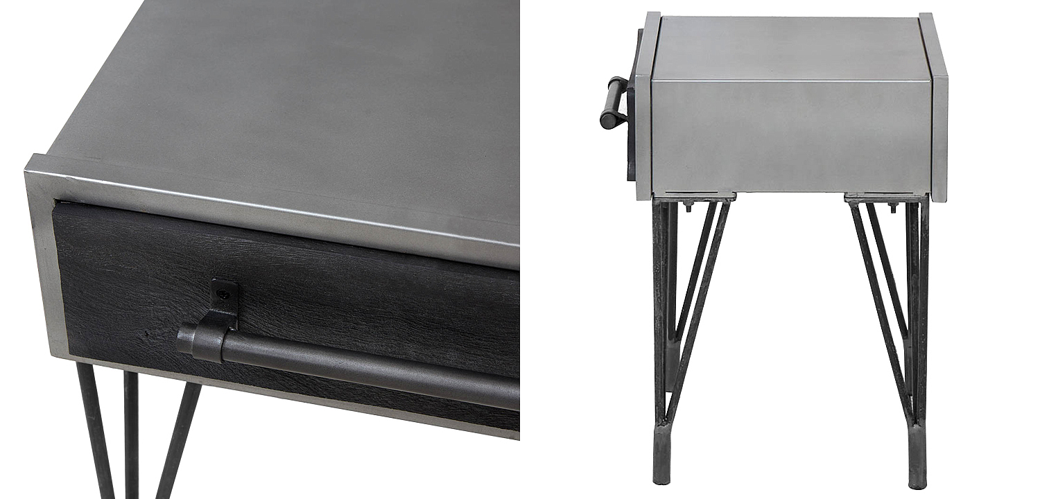 Тумба Ralph Metal Nightstand Тумба Ralph Metal Nightstand - Loft-Concept в Казани