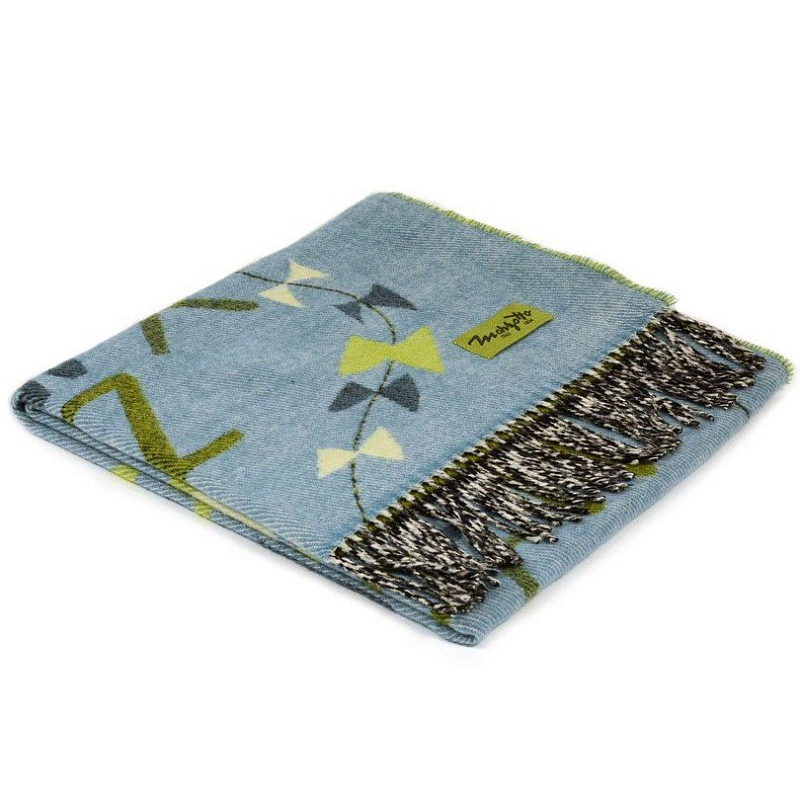 Плед ALP 2 Marzotto Серо-голубой в Казани | Loft Concept 