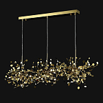 Люстра подвесная из трех частей с металлическими круглыми элементами Terzani Argent варинант исполнения - 4 | Loft Concept в Казани