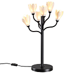 Настольная лампа с ветвями и белыми фарфоровыми цветами Floralis варинант исполнения - 3 | Loft Concept в Казани