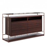 Дизайнерский комод в металлическом каркасе Valerian варинант исполнения - 1 | Loft Concept в Казани