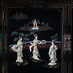 Комод в китайском стиле Chinese Black Chest of Drawers Нидерланды варинант исполнения - 2 | Loft Concept в Казани