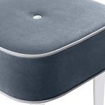 Квадратный мягкий пуф на белых ножках Winton Pouf Square варинант исполнения - 18 | Loft Concept в Казани