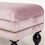 Мягкая банкетка с зоной для хранения Casket Dusty Rose варинант исполнения - 4 | Loft Concept в Казани