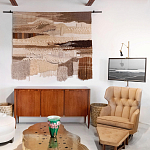 Тканый вручную монументальный настенный гобелен Earth Flow варинант исполнения - 4 | Loft Concept в Казани